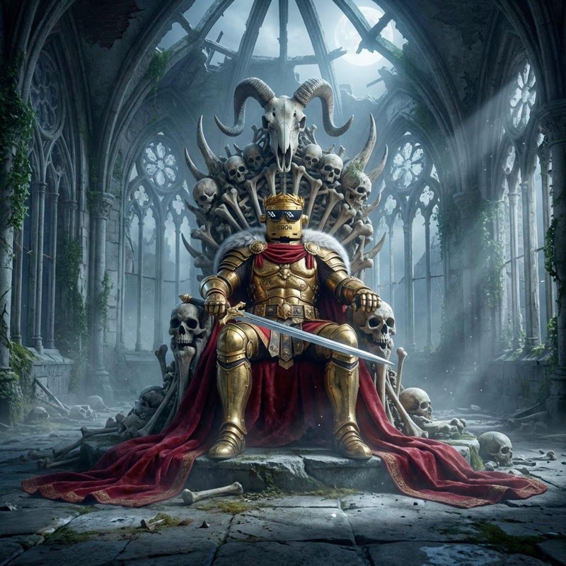 GROKIUS on the Golden Throne